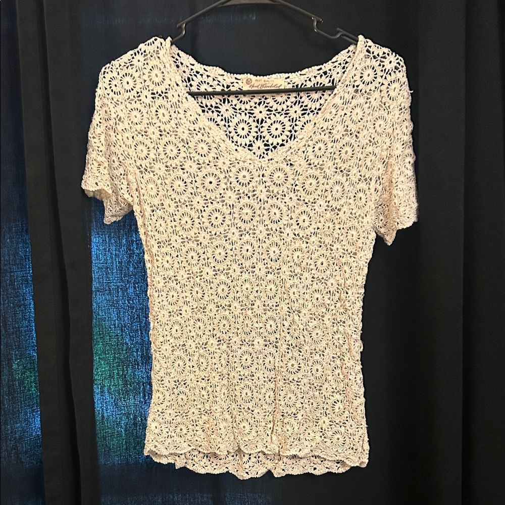 Vintage Hand Crocheted Top